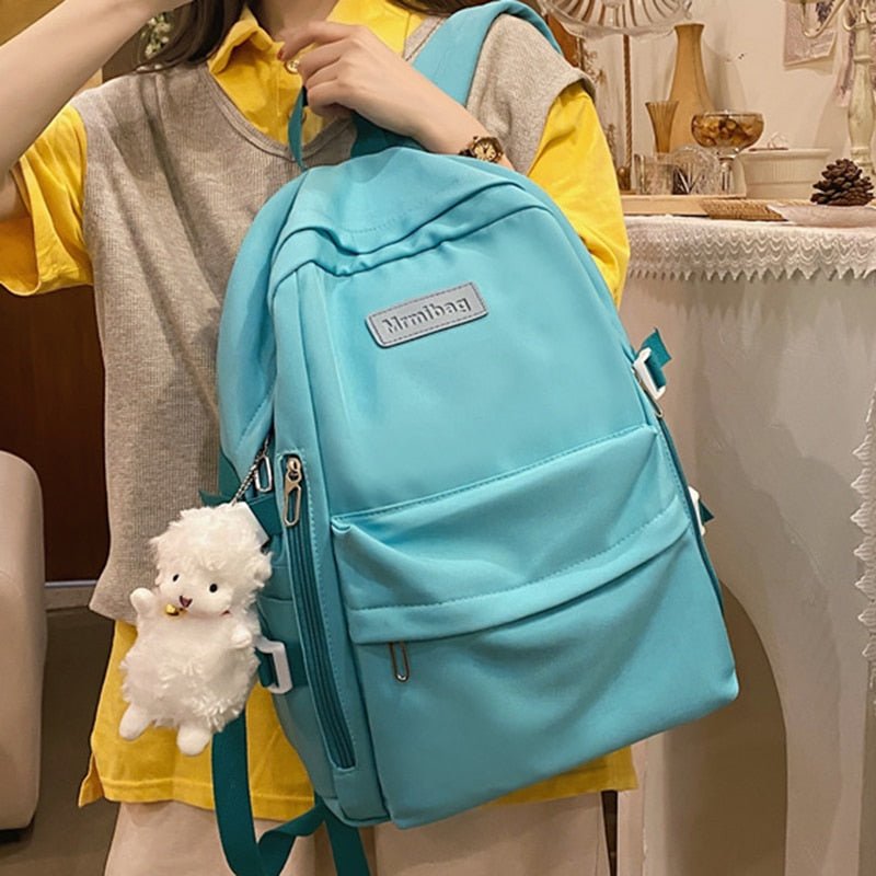 Mochila Casual à Prova d'água de Nylon - Via Aurora