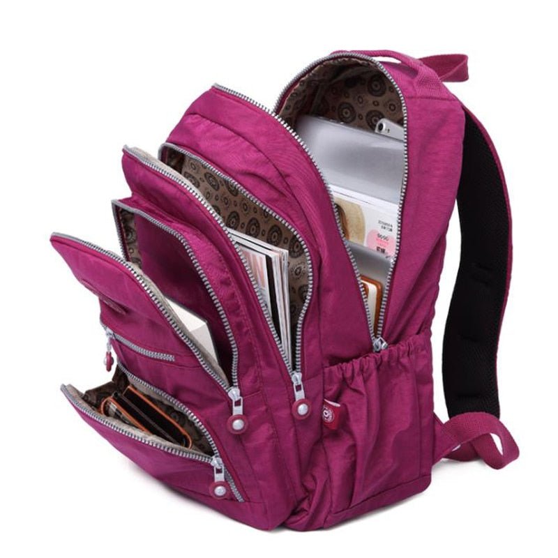 Mochila Escolar com Divisória Diversas Cores - Via Aurora